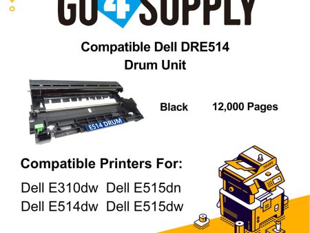 Compatible Dell DRE514 Drum Unit Used for Dell310, Dell 513, Dell 514 Printer Fashion