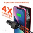 SpeedBoost 25W USB-C PD + 20W USB-C PD Fast Car Charger with PPS | Black Online