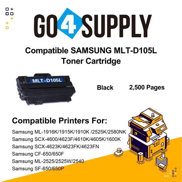 Compatible 101S D101S MLT-D101S Toner Cartridge Replacement for Samsung ML-2160 2162 2164 2165 2165W 2167 2168 2168W; SCX-3400 3405 3405F 3405FW 3407; SF-760P Printers Fashion