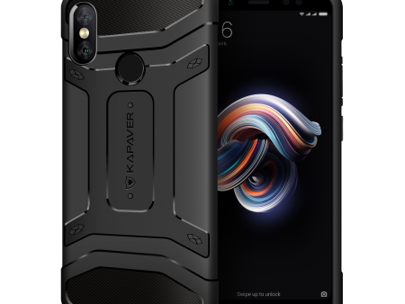 Xiaomi Redmi Note 5 Pro Back Cover Case | Rugged - Black Online Hot Sale