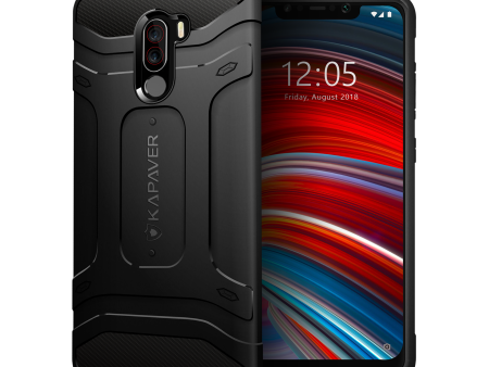 Xiaomi Poco F1 Back Cover Case | Rugged - Black Online Sale