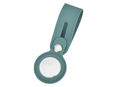 Apple Airtags-(2021) (FOSO) Silicone Loop Case - Green Hot on Sale