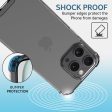 iPhone 15 Pro Max (FOSO) Royal Shock Proof Back Cover Case | (TPU+PC) - Bumber Clear Discount