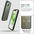 iPhone 15 Plus (FOSO) Skin Shock Proof Back Cover Case | (PC+TPU) - Matte Black Hot on Sale