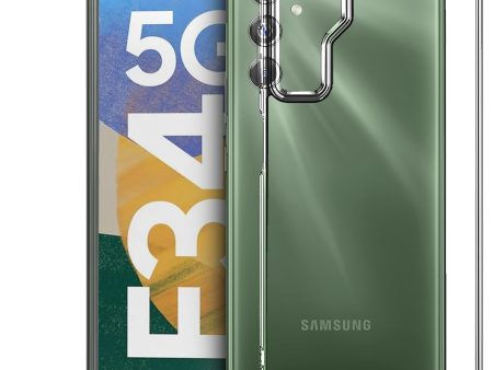 Samsung Galaxy F34 5G Back Cover Case | Frosted - Crystal Clear For Sale