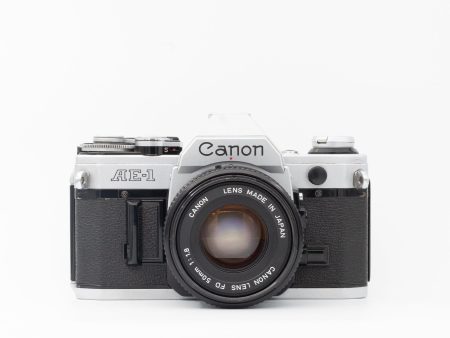 Canon AE-1 with Canon FD 50mm f 1.8 lens Online