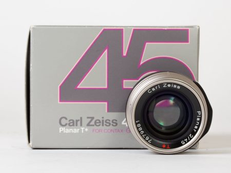 Zeiss Planar T* 45mm f 2 Lens for Contax G Mount For Sale